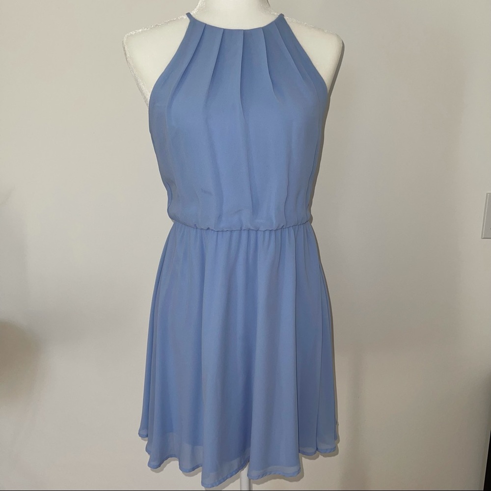 Lush Blouson Chiffon Dress